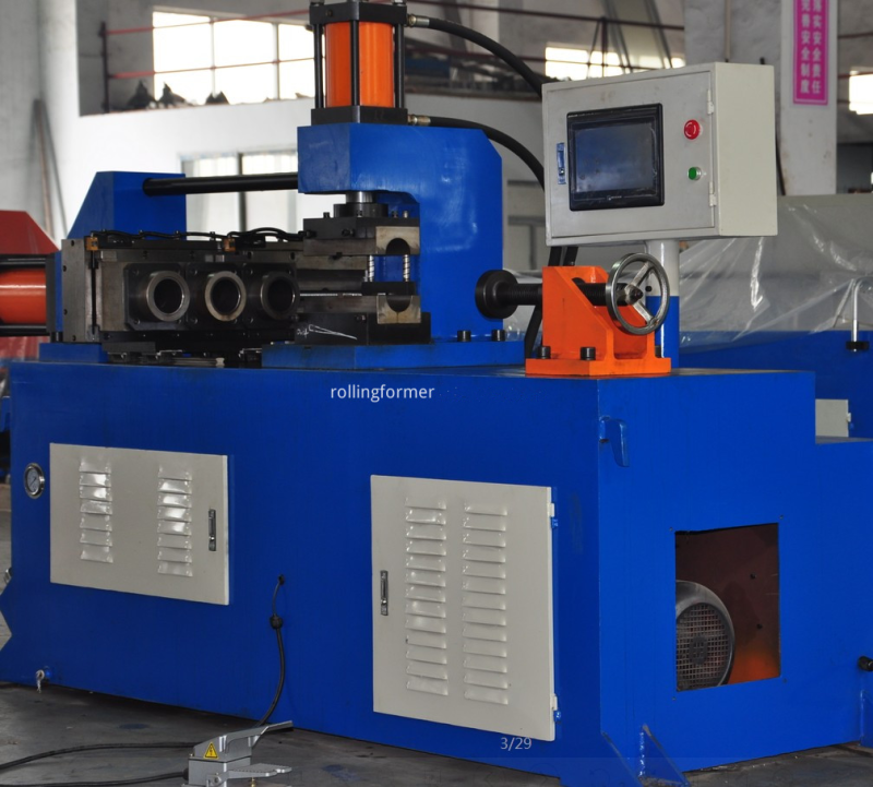 Pipe diameter reducing tool with control panel