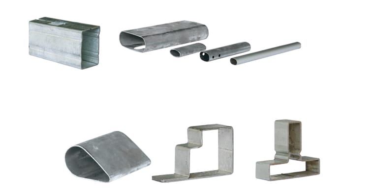 Welded pipe mould-rollers