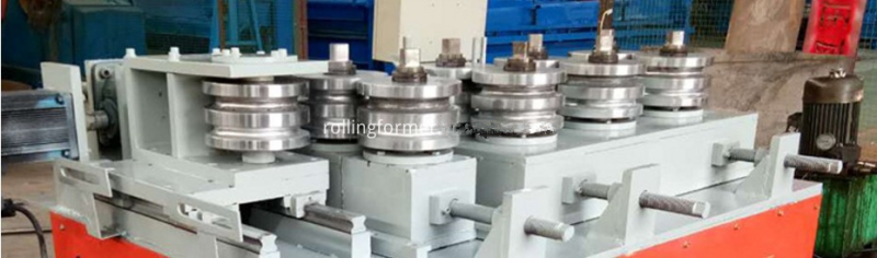 7 rollers greenhouse tube bender: seven-roll bending head