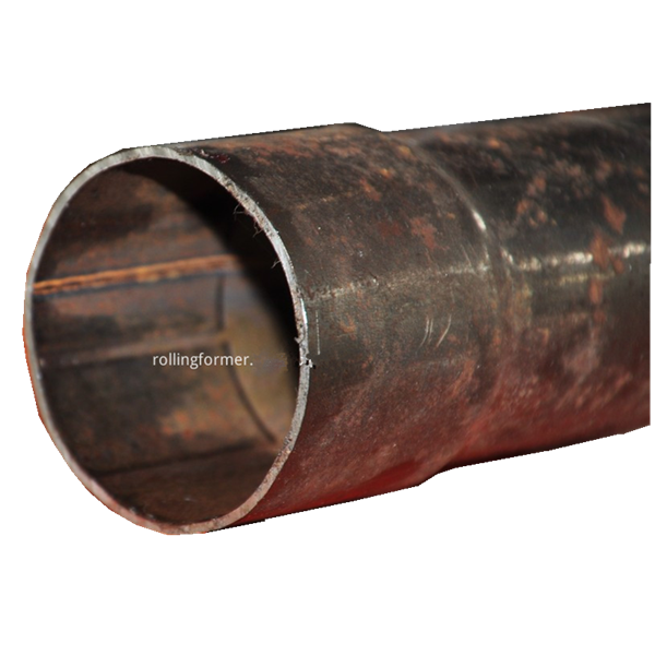 Tube diameter reducing machine: large diameter steel pipe sample