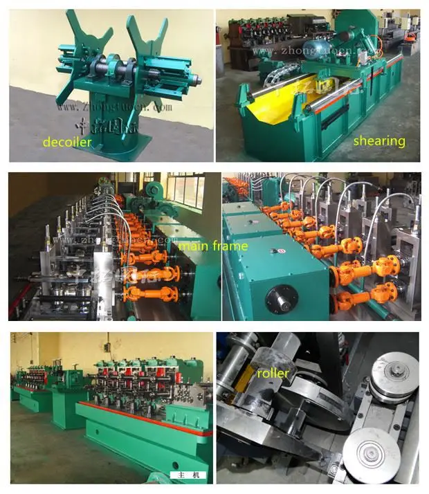 High frequency electric wiring pipe making machine