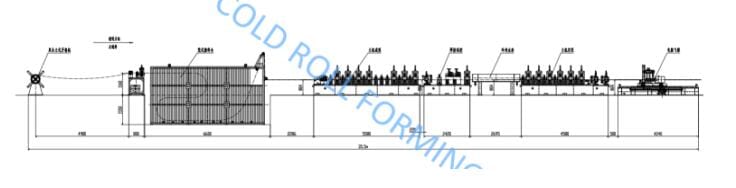 Tube making machine: general arrangement drawing