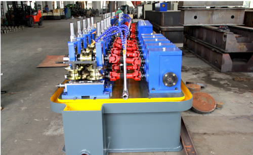 HG50 Contruction pipe roll forming steel pipe machine