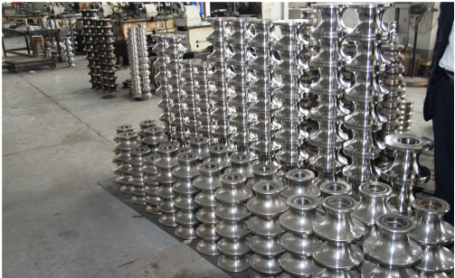 HG50 construction pipe roll forming machine: forming roller sets in stock