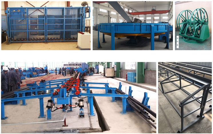 ERW pipe tube rolling line: line equipment collage