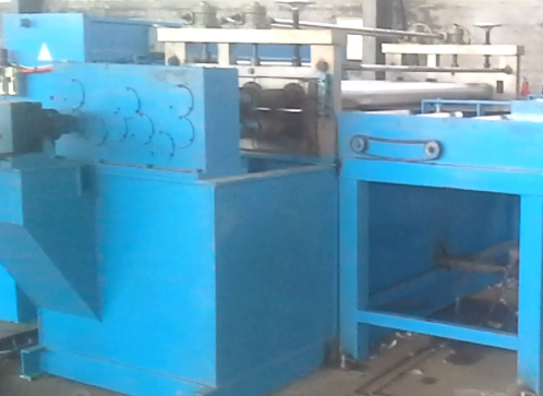 Cut to length line: machine unit close-up