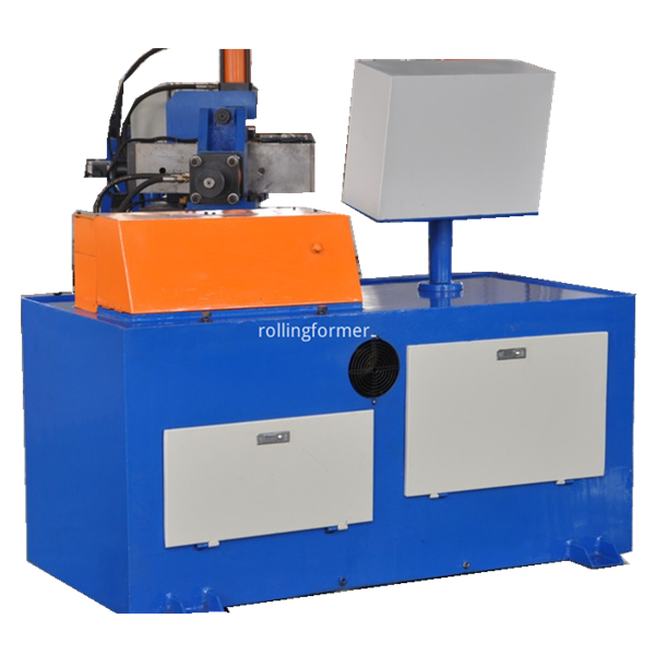 Tube closing machine pipe end locking machine