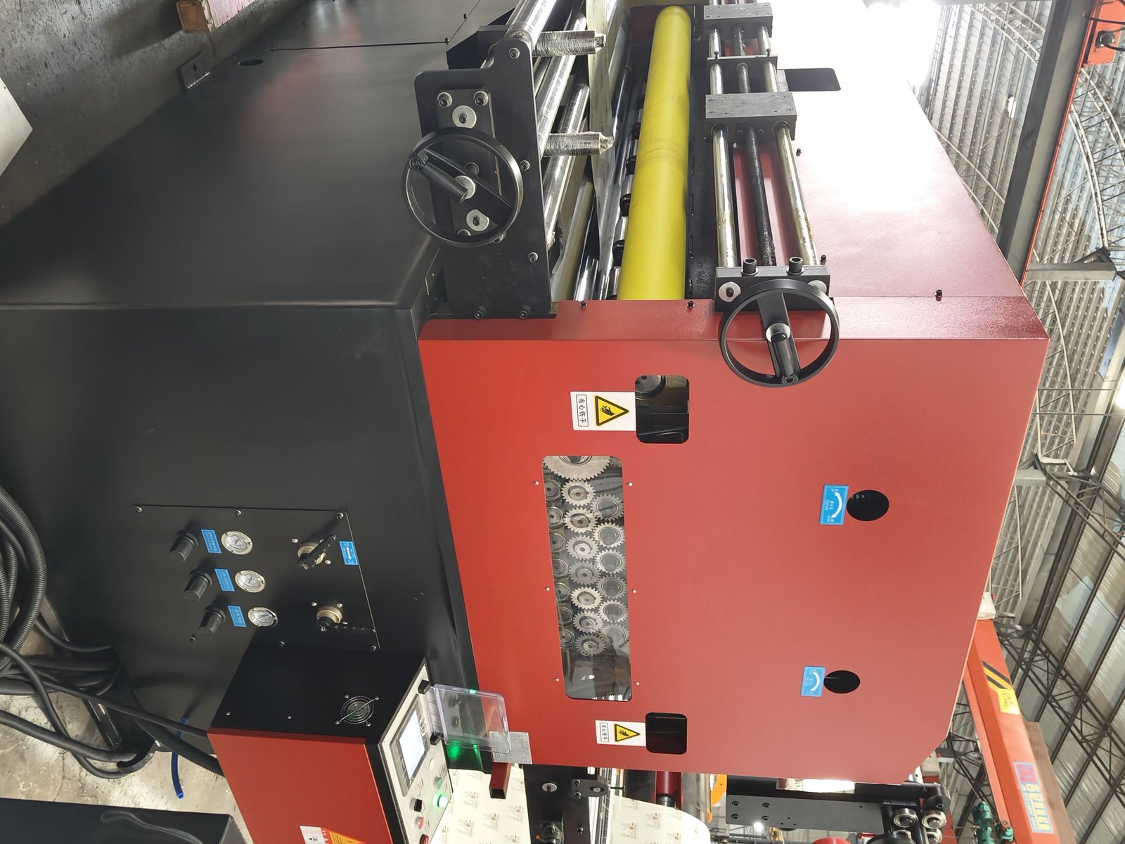 Shear unit of the cut-to-length line