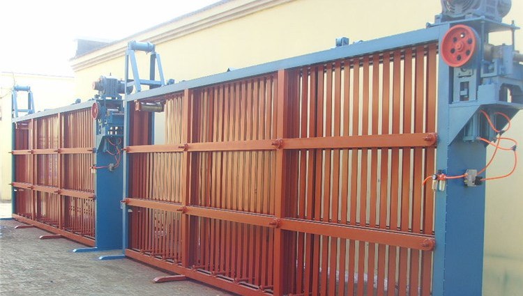 Material storage ERW pipe mill