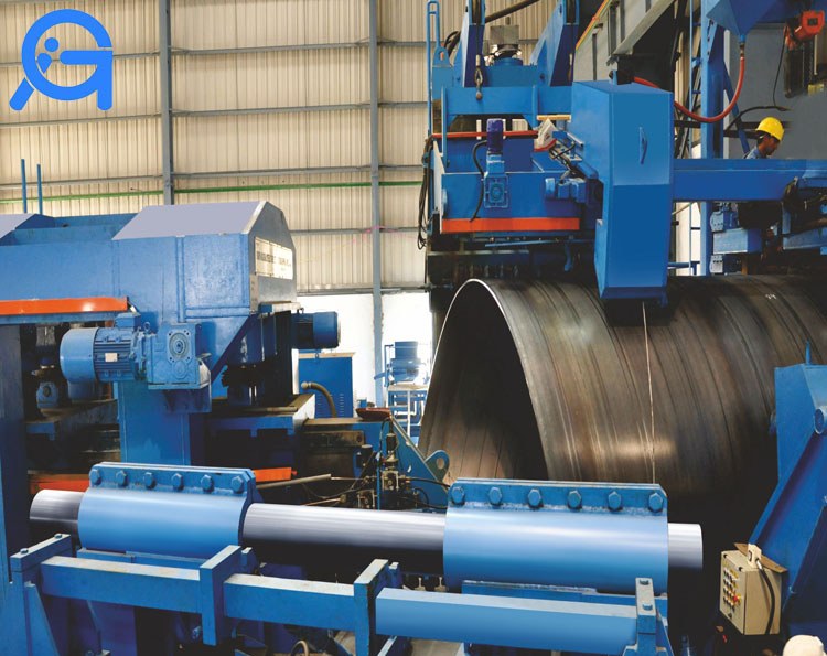 Spiral Submerged Arc Welded pipe making machine
