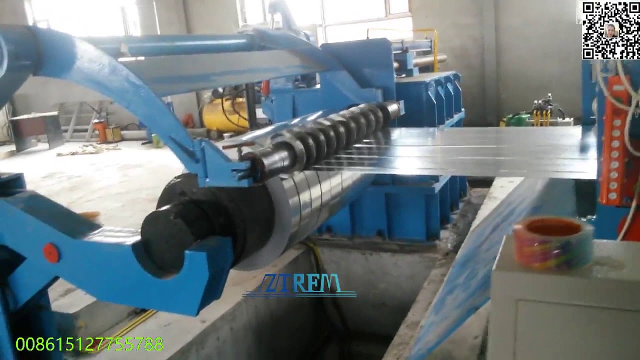 Slitting line installation abroad